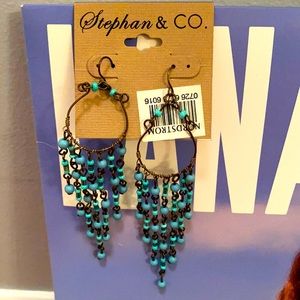 Turquoise chandelier earrings